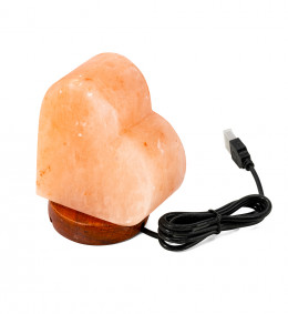 Лампа соляная «Сердце» с USB